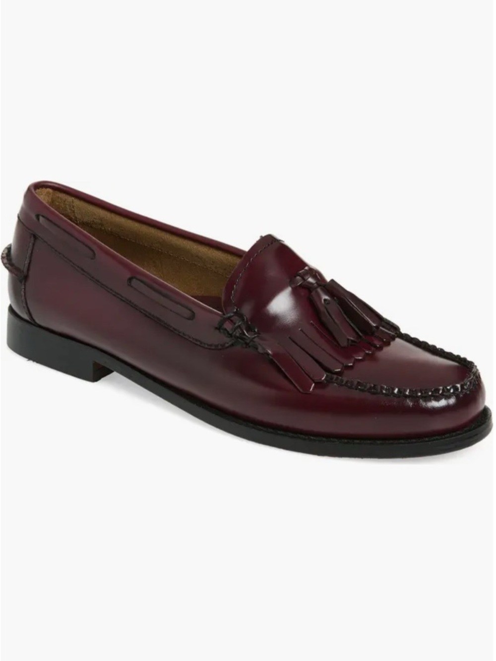 G.H. Bass & Co. weejuns Women's Tassel Loafers in Burgundy